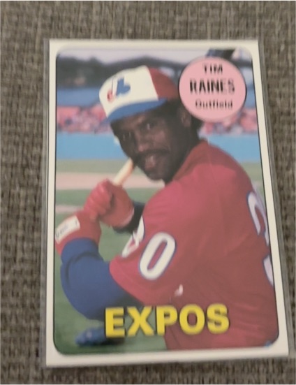 1990 Baseball Card Magazine #24 Tim Raines — front
