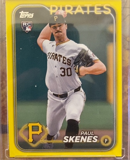 2024 Topps Update #US100 Paul Skenes — front