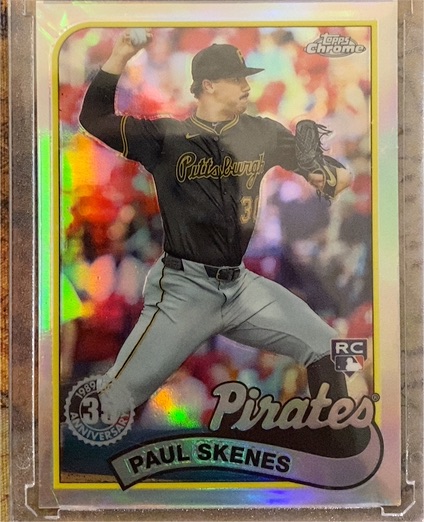 2024 Topps Chrome Update #89CU-1 Paul Skenes 1989 Topps 35th Anniversary — front