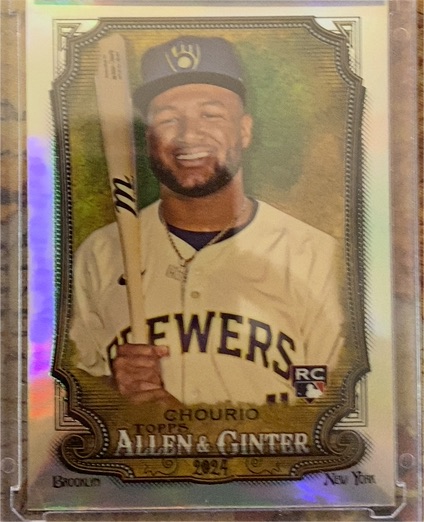 2024 Topps Allen & Ginter Chrome #276 Jackson Chourio — front