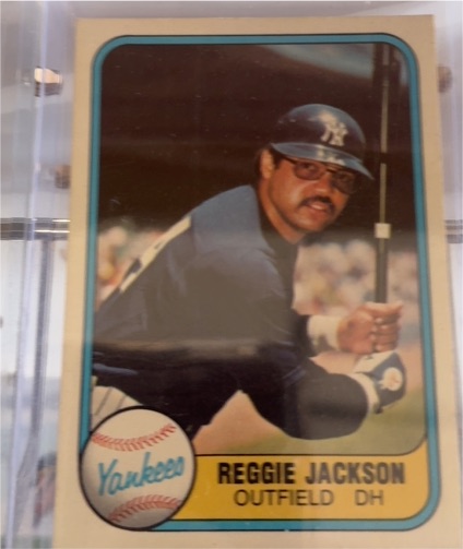 1981 Fleer #79 Reggie Jackson — front