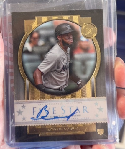 2022 Topps Five Star #FSA-DLC Bryan De La Cruz — front