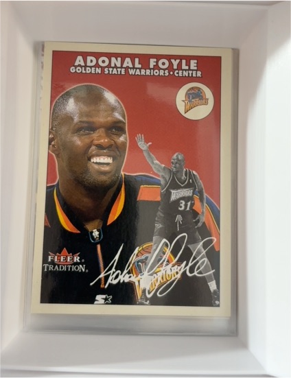 2000-01 Fleer Tradition #28 Adonal Foyle — front