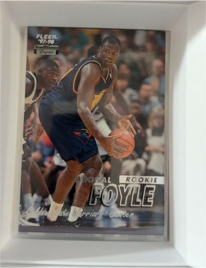 1997-98 Fleer Traditions Crystal #215 Adonal Foyle Rookie — front