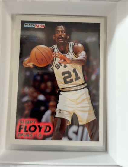 1993-94 Fleer #376 Sleepy Floyd — front