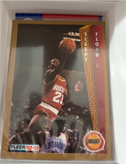 1992-93 Fleer #80 Sleepy Floyd — front