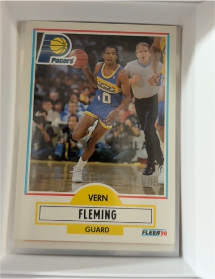 1990-91 Fleer #76 Vern Fleming — front