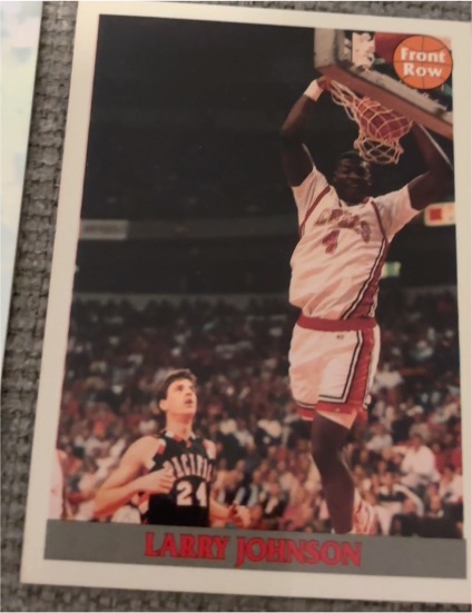 1991 Front Row #1 Larry Johnson — front