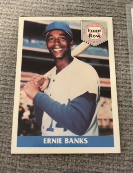 1992 Front Row The All-Time Greats Series #1 Ernie Banks — front