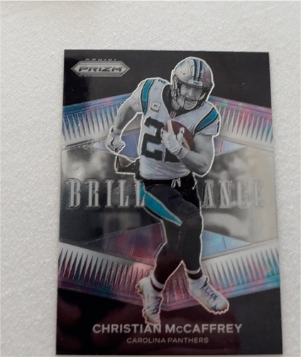 2021 Panini Prizm #B-8 Christian McCaffrey Brilliance — front