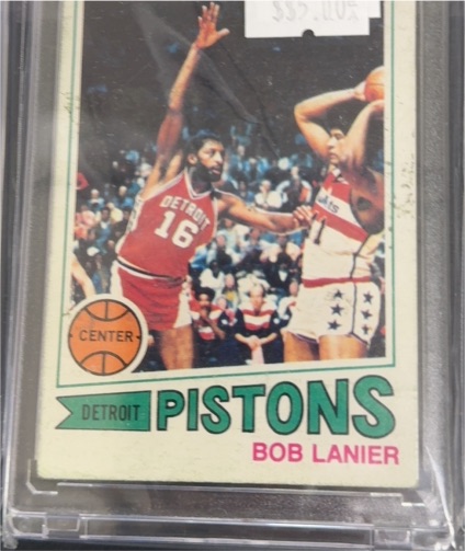 1977 Topps #61 Bob Lanier — front