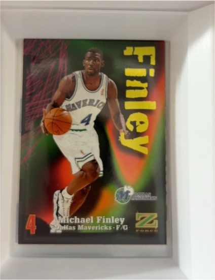 1997-98 Skybox Z-Force #19 Michael Finley — front