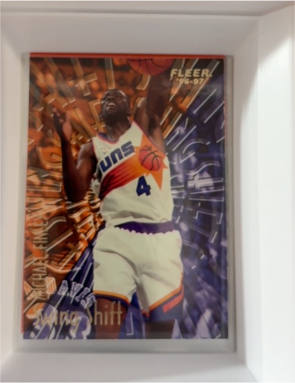 1996-97 Fleer Swing Shift #3 Michael Finley — front