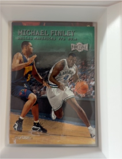 1999-00 Skybox Metal #127 Michael Finley — front
