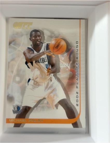 2001-02 Topps TCC #28 Michael Finley — front