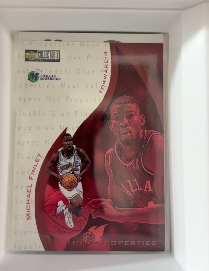 1997-98 Upper Deck Collector's Choice Hot Properties #361 Michael Finley — front