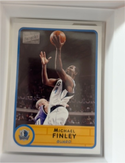 2003-04 Bazooka #44 Michael Finley — front