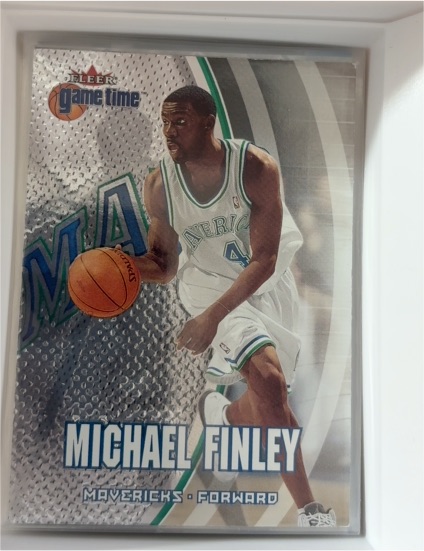 2000-01 Fleer Game Time #16 Michael Finley — front