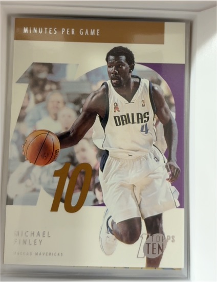 2002-03 Topps Ten #100 Michael Finley — front
