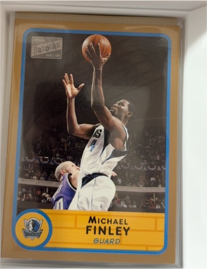 2003-04 Bazooka Gold #44 Michael Finley — front