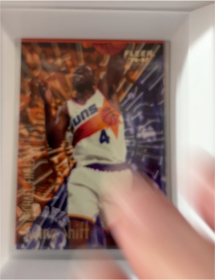 1996-97 Fleer Swing Shift #4 Kevin Johnson — front