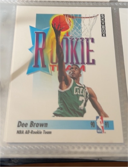 1991-92 Skybox #322 Dee Brown — front