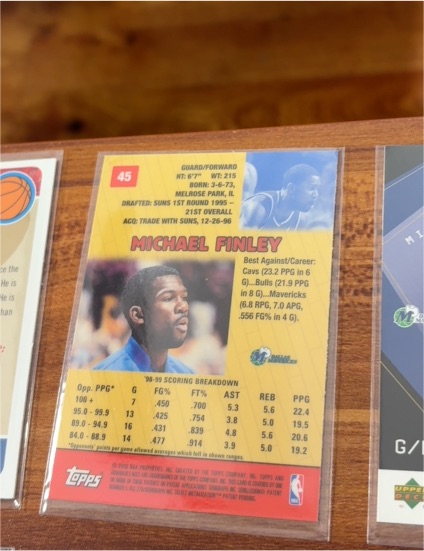 1998 Topps #45 Michael Finley — front