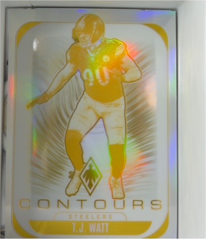 2025 Panini Phoenix #27 T.J. Watt Contours — front