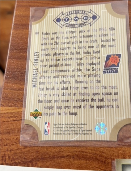 1995 Upper Deck #253 Michael Finley — front