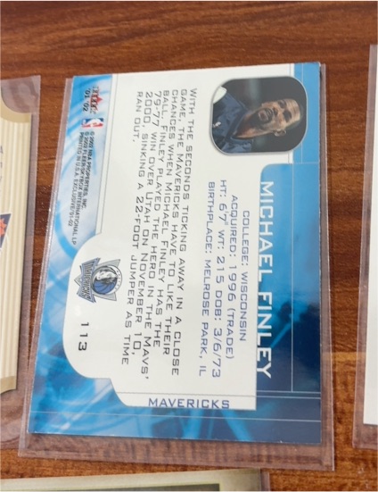 1996-97 Upper Deck #113 Michael Finley — front