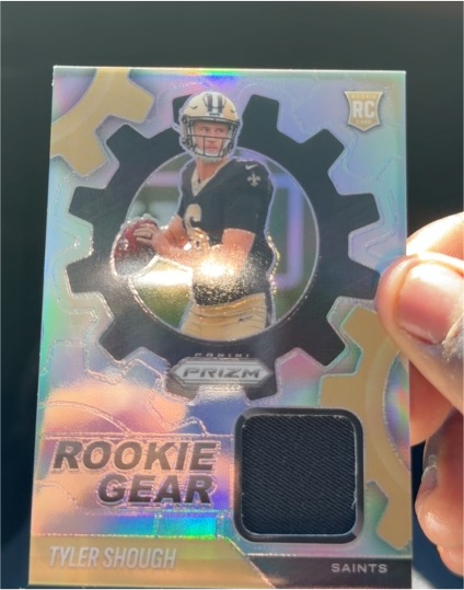 2025 Panini Prizm #RGR-TSH Tyler Shough Rookie Gear — front
