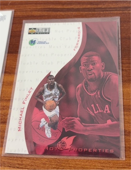 1997-98 Upper Deck Collector's Choice Hot Properties #361 Michael Finley — front