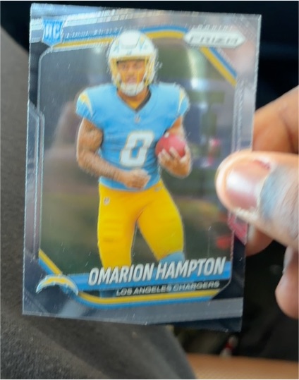 2025 Panini Prizm #355 Omarion Hampton — front