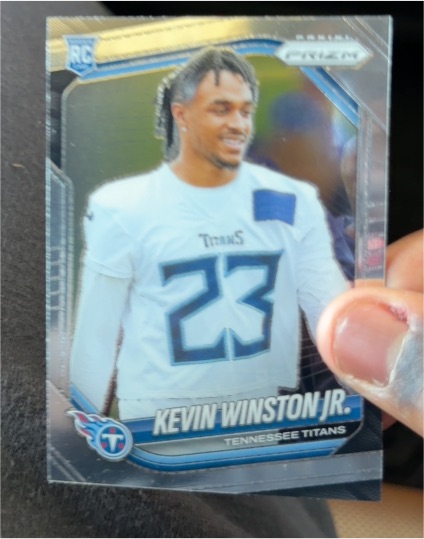 2025 Panini Prizm #340 Kevin Winston Jr. — front