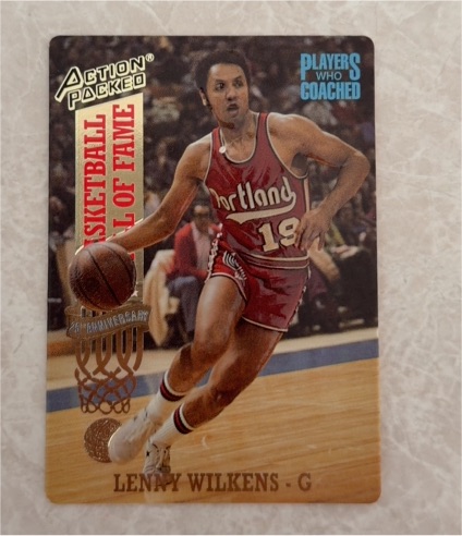 1993 Action Packed Hall of Fame #83 Lenny Wilkens — front