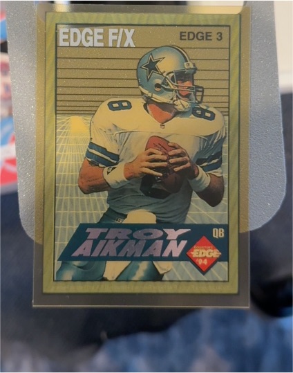 1994 Collector's Edge Edge F/X #EDGE 3 Troy Aikman — front