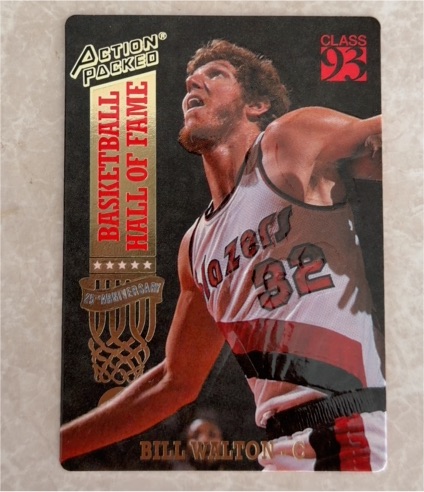 1993 Action Packed Hall of Fame #65 Bill Walton — front