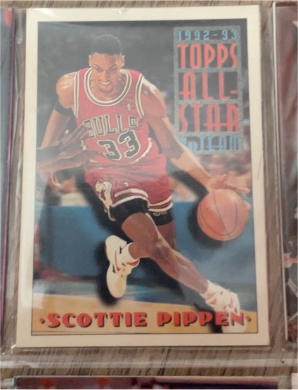 1992-93 Topps All-Star #117 Scottie Pippen — front