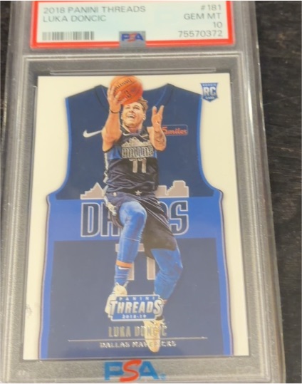 2018 Panini Threads #181 Luka Doncic — front