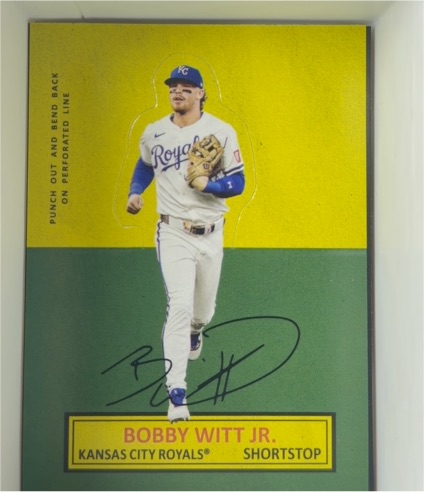 2025 Topps Archives #64SU-10 Bobby Witt Jr. 1964 Topps Stand-Ups — front