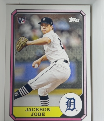 2025 Topps Archives 1987 Boardwalk and Baseball #87BB-6 Jackson Jobe — front