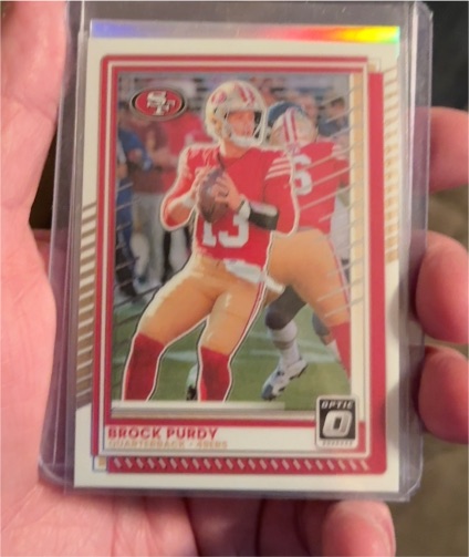 2025 Donruss Optic #38 Brock Purdy — front