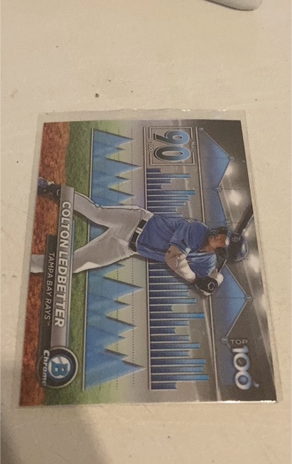2024 Bowman Chrome Top 100 #BTP-90 Colton Ledbetter — front