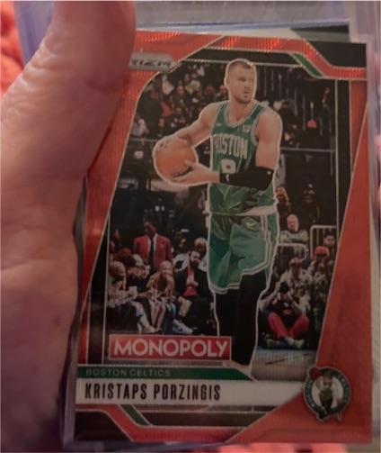 2024-25 Panini Prizm Monopoly #18 Kristaps Porzingis — front