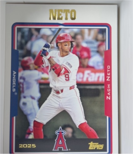 2025 Topps Archives #247 Zach Neto — front