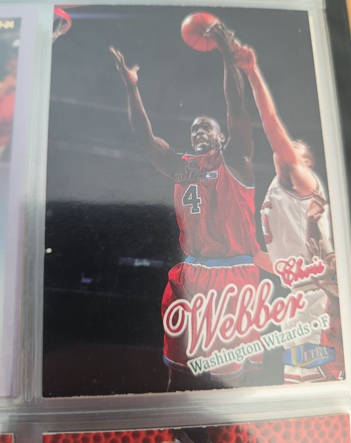 1997-98 Fleer Ultra #108 Chris Webber — front
