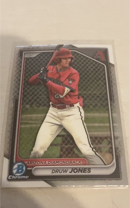 2024 Bowman Chrome Prospects #BCP-60 Druw Jones — front