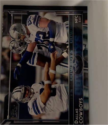 2015 Topps #279 Dallas Cowboys — front