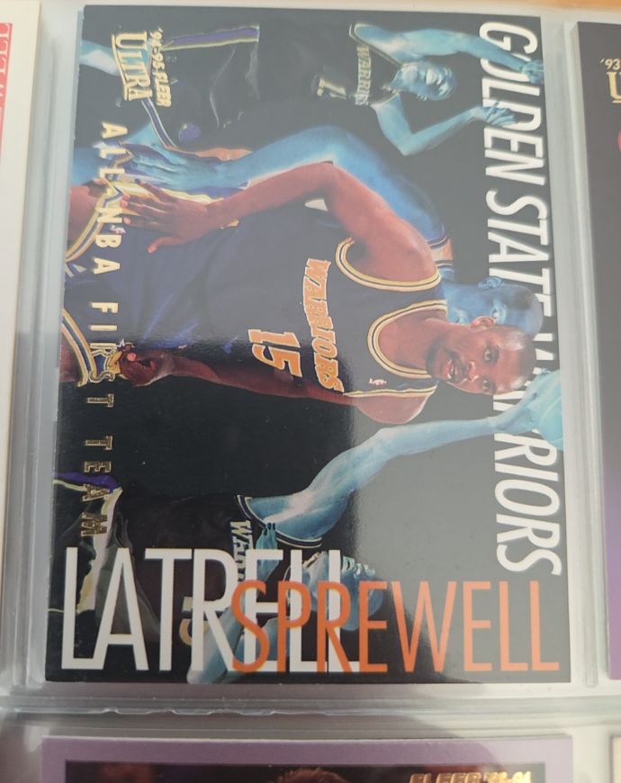 1994-95 Fleer Ultra All-NBA #4 Latrell Sprewell — front
