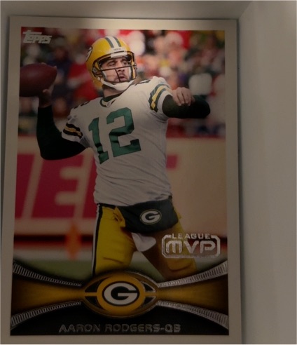 2012 Topps #177 Aaron Rodgers League MVP — front